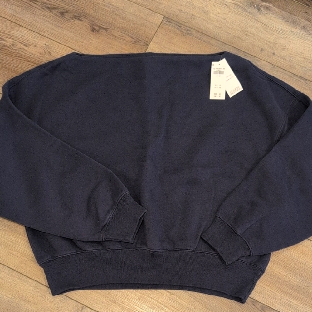 Women Navy Blue Sweater